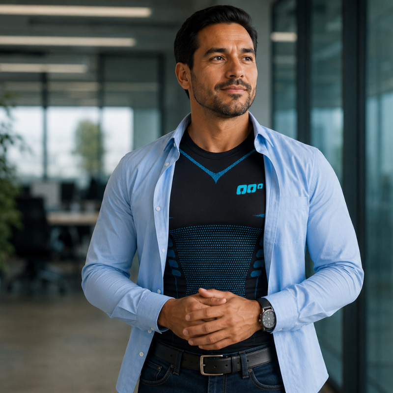 FORSTRO™ | Camiseta Reductora Hombre — Vientre Plano al Instante