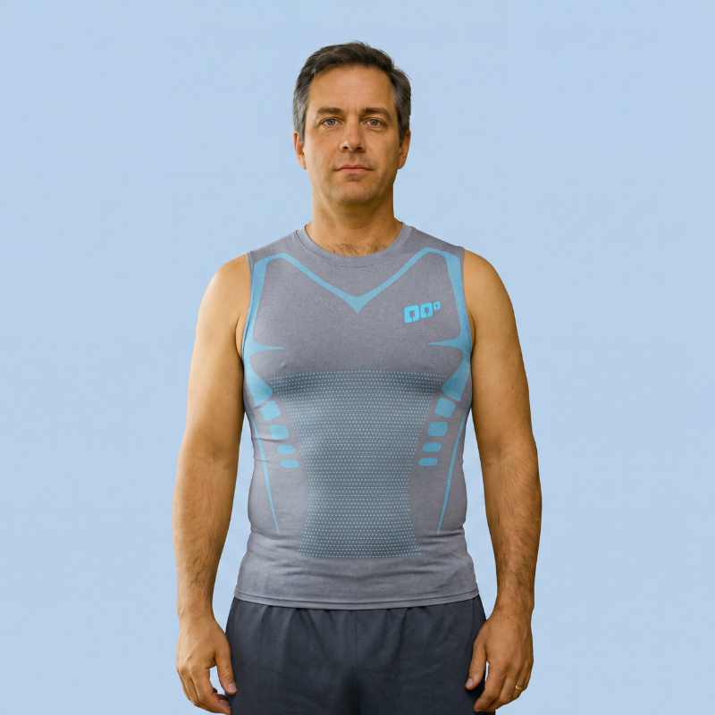 Camiseta reductora hombre antes despues FORSTRO